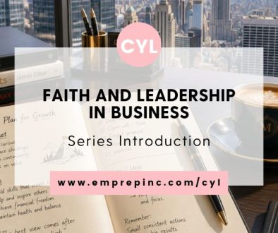 Blog Post Title Cards - Faith and Leadership in Business