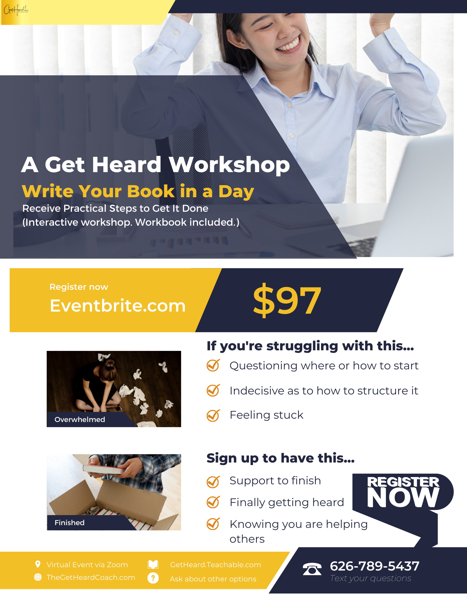 Workshop Write Your Book in a Day